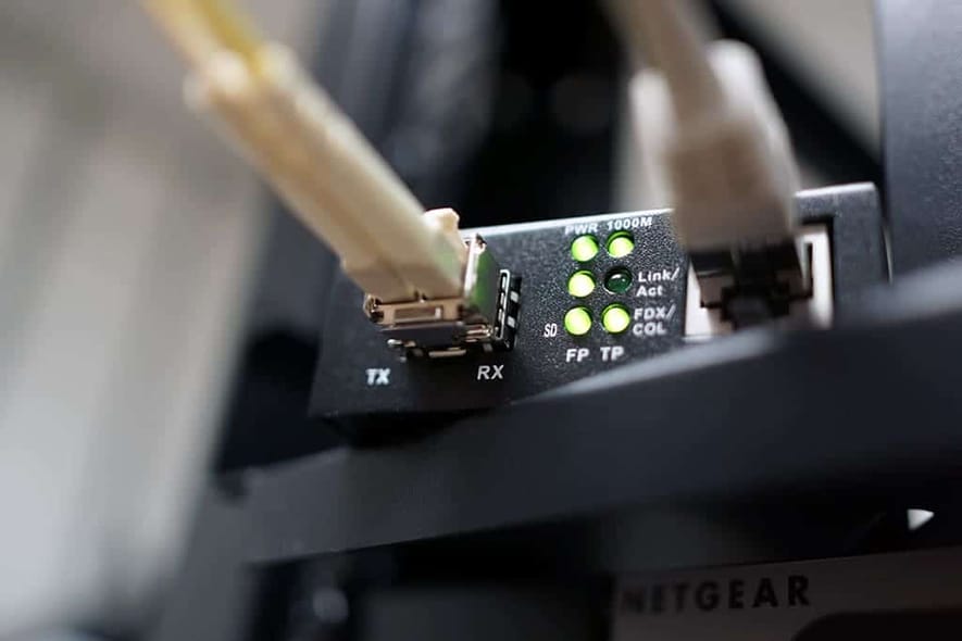 Fiber netwerk audio